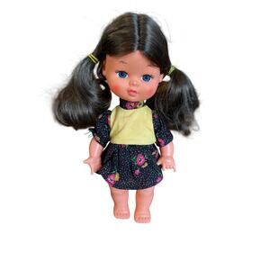 Vintage 1970's Playmates Toddler Doll Hong Kong Rooted Hair Sleep Eyes